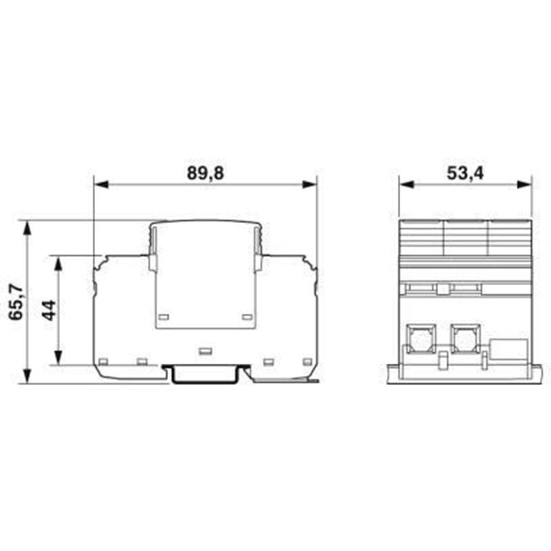 Scaricatori di sovratensione DC 1000 V PV/2+V tipo 1+2 Phoenix
