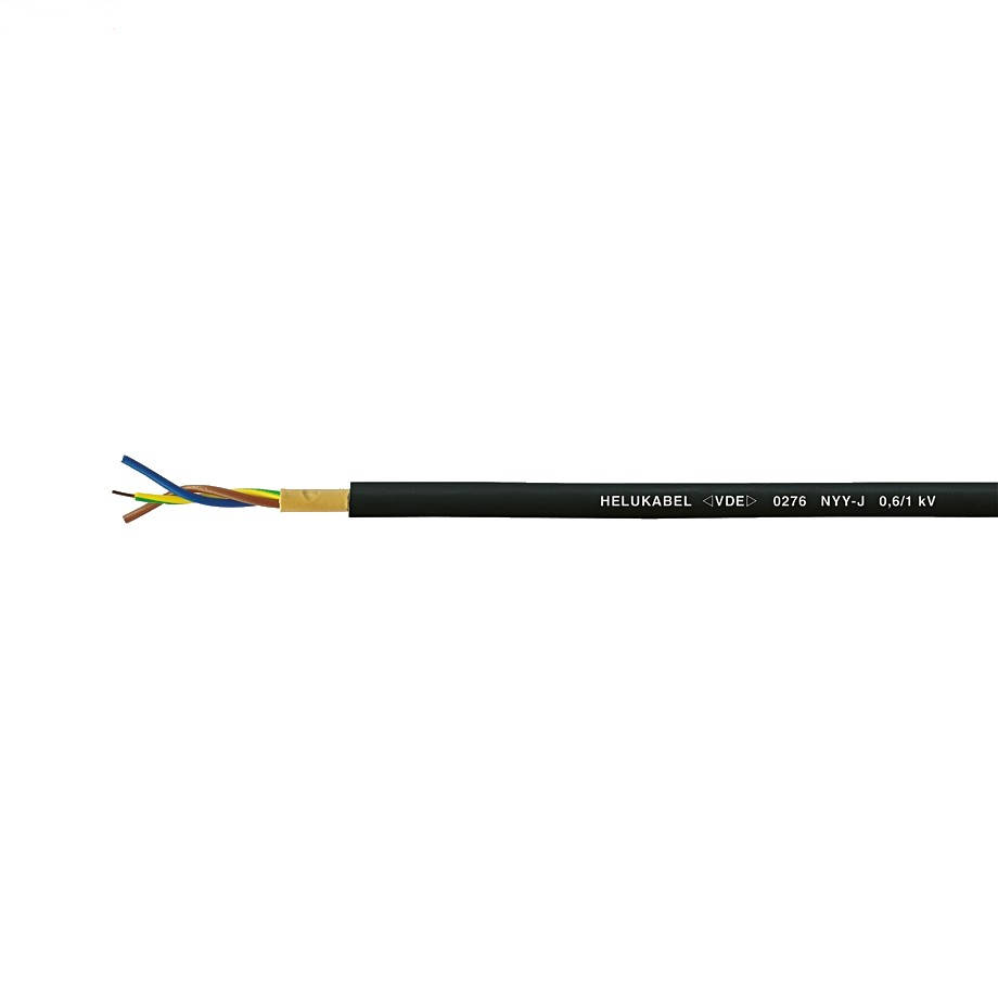 Kabel energetyczny NYY-J 3x4 06/1 kV - szpula 100 m Helukabel