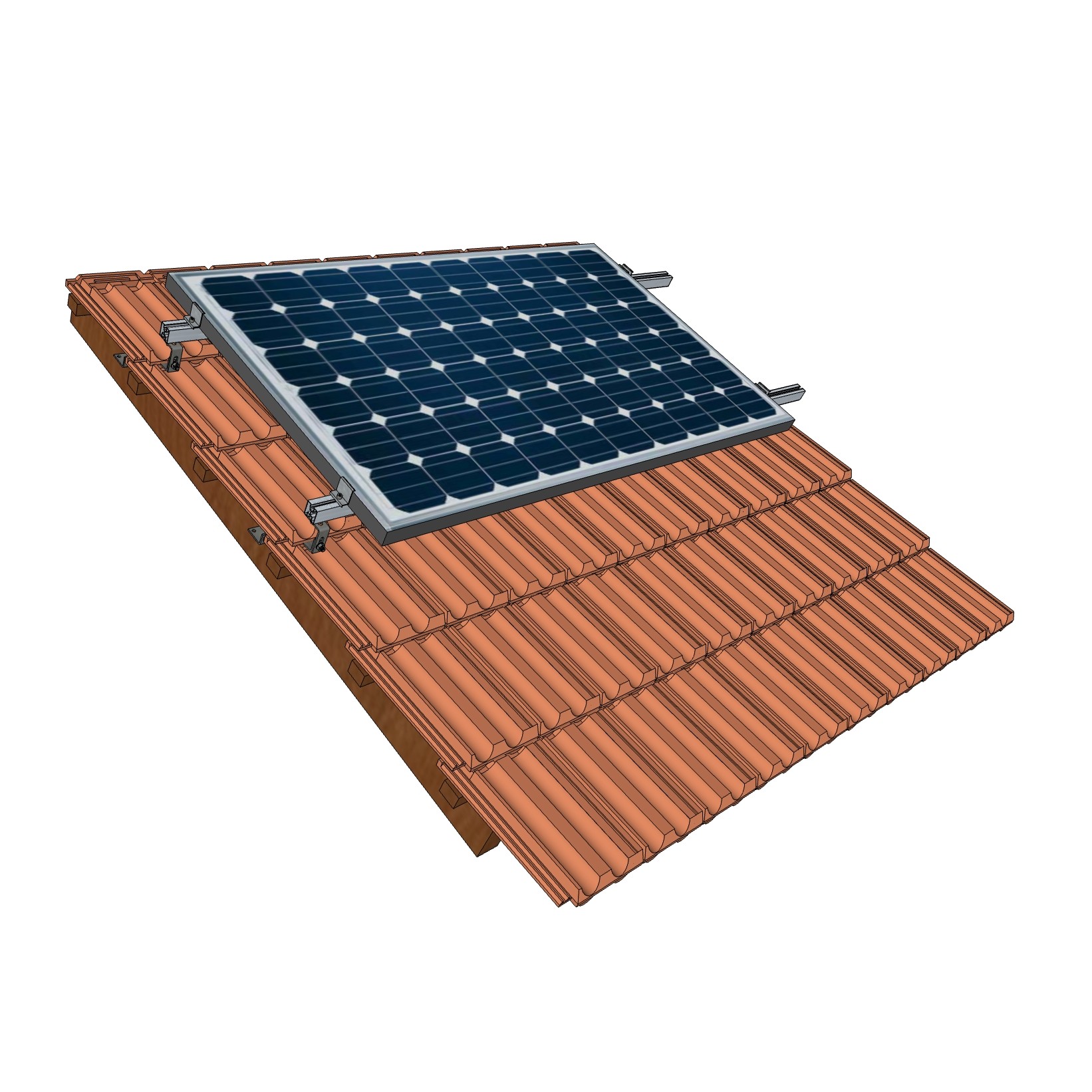 Uchwyt dachowy regulowany Vario ECO 30x5