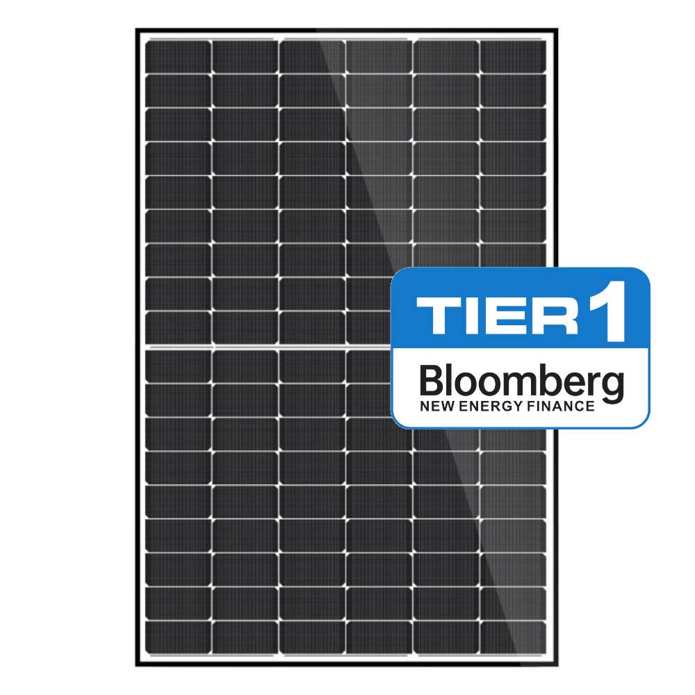 Photovoltaic module 455 W N-type Bifacial Black Frame Transparent 30 mm SunLink
