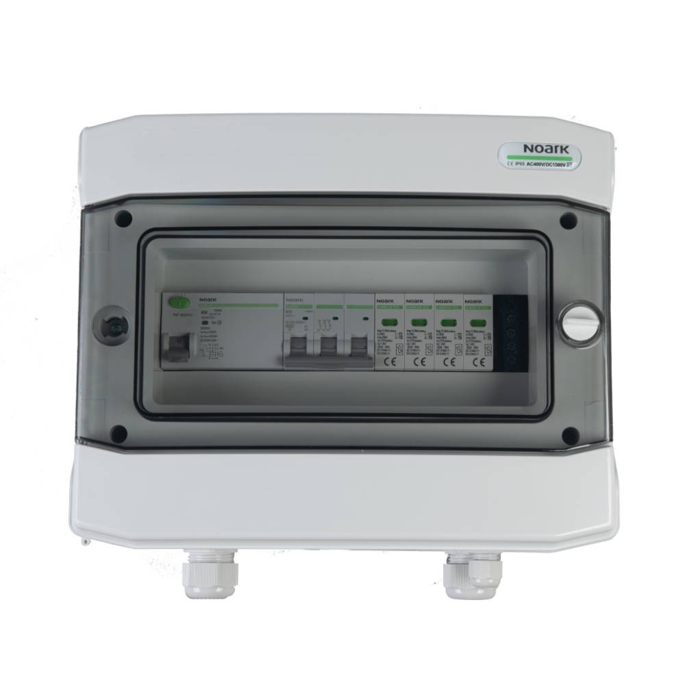 Rozdzielnica prefabrykowana AC RCD 3F 32 A T1+T2 SOL-527