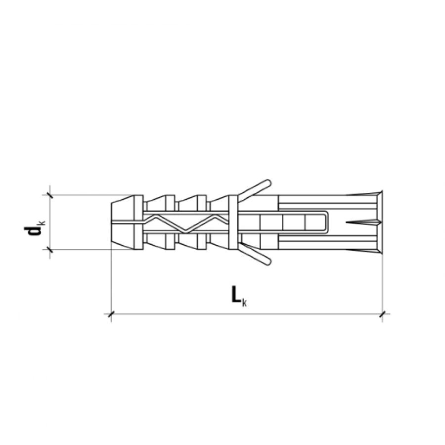 Koszulka kołka rozporowego 14x80 mm