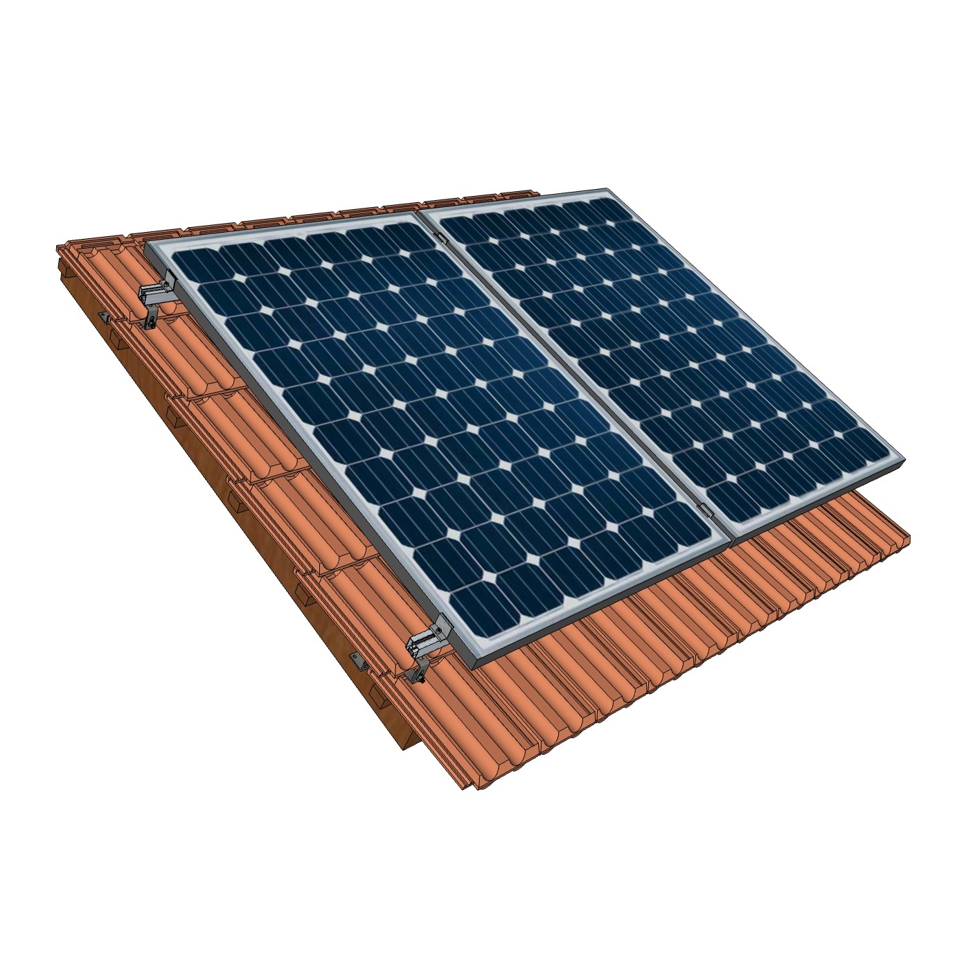 Uchwyt dachowy regulowany Vario ECO 30x5