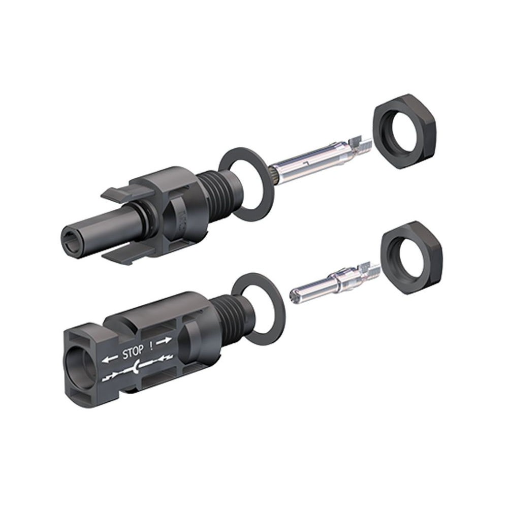 Connettore da pannello MC4 multicontatto - completo