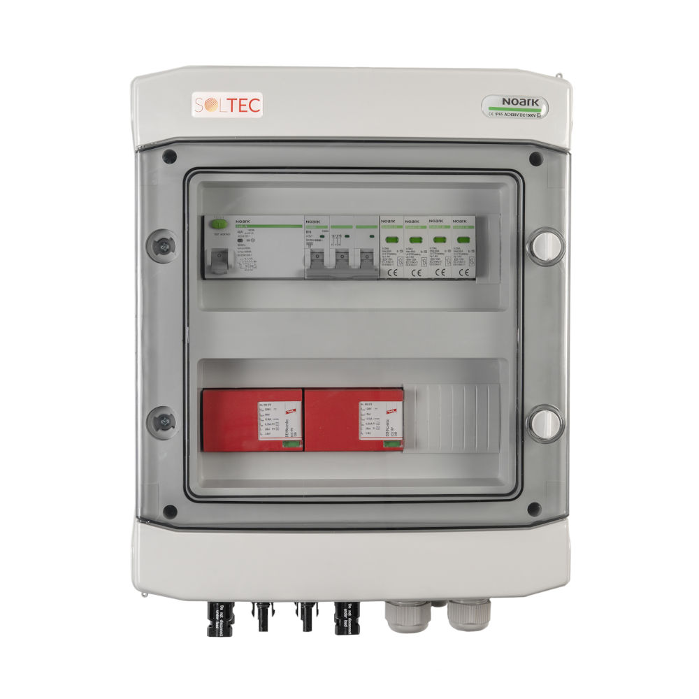 Rozdzielnica prefabrykowana AC RCD 3F 25 A T1+T2 DC T1+T2 2/1 SOL-838