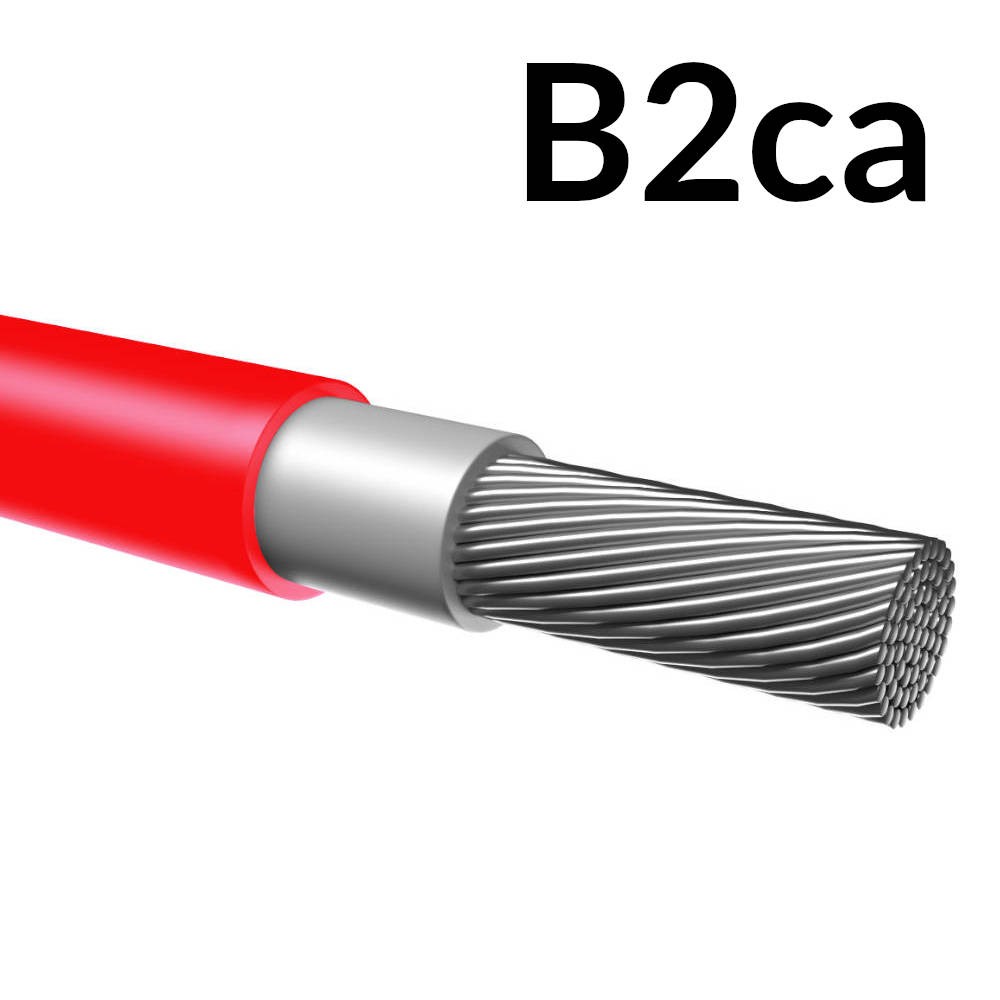 Cavo solare 4 mm2 B2ca rosso - bobina 500 m Mgwires
