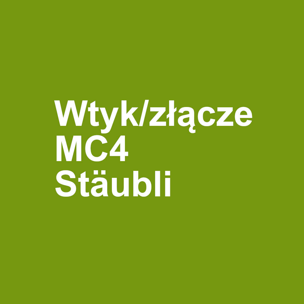 Element złącza MC4 szeregowe - męskie Stäubli