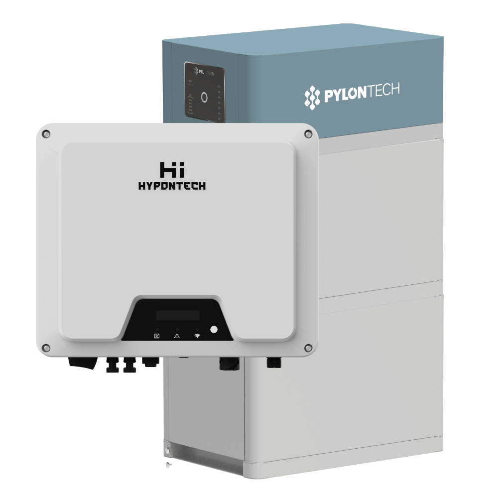 Energy storage system Hypontech 8 kW + Pylontech 7 kWh