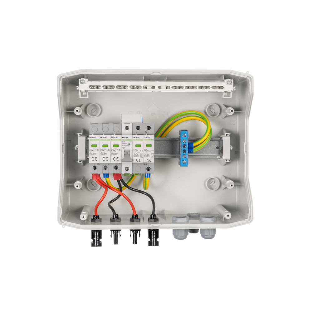 Quadro prefabbricato DC T2 1/1 AC 1F 16 A T2 SOL-610