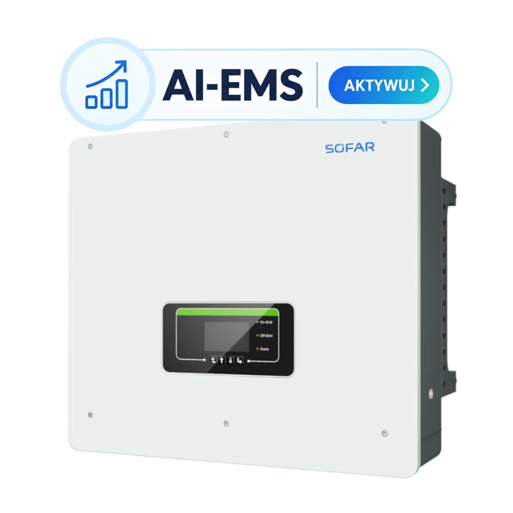 Hybrid solar inverter HYD6KTL-3PH 6 kW Sofar Solar