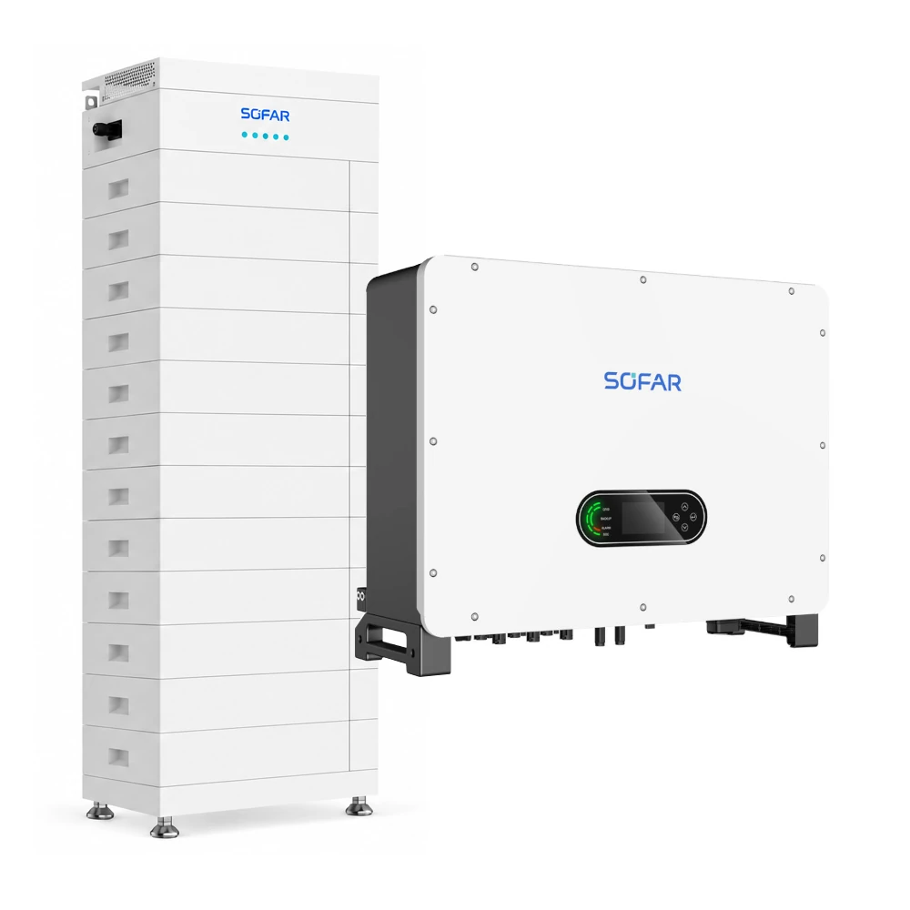 SOFAR CBS5000 60 kWh Energy Storage + 30 kW 3-Phase Inverter Pro HV