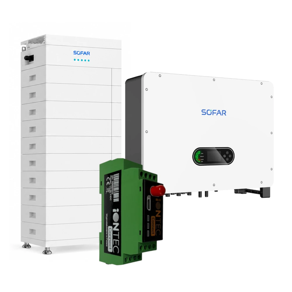 SOFAR CBS5000 50 kWh Energiespeicher + 25 kW 3-Phasen-Wechselrichter + EMS Pro HV