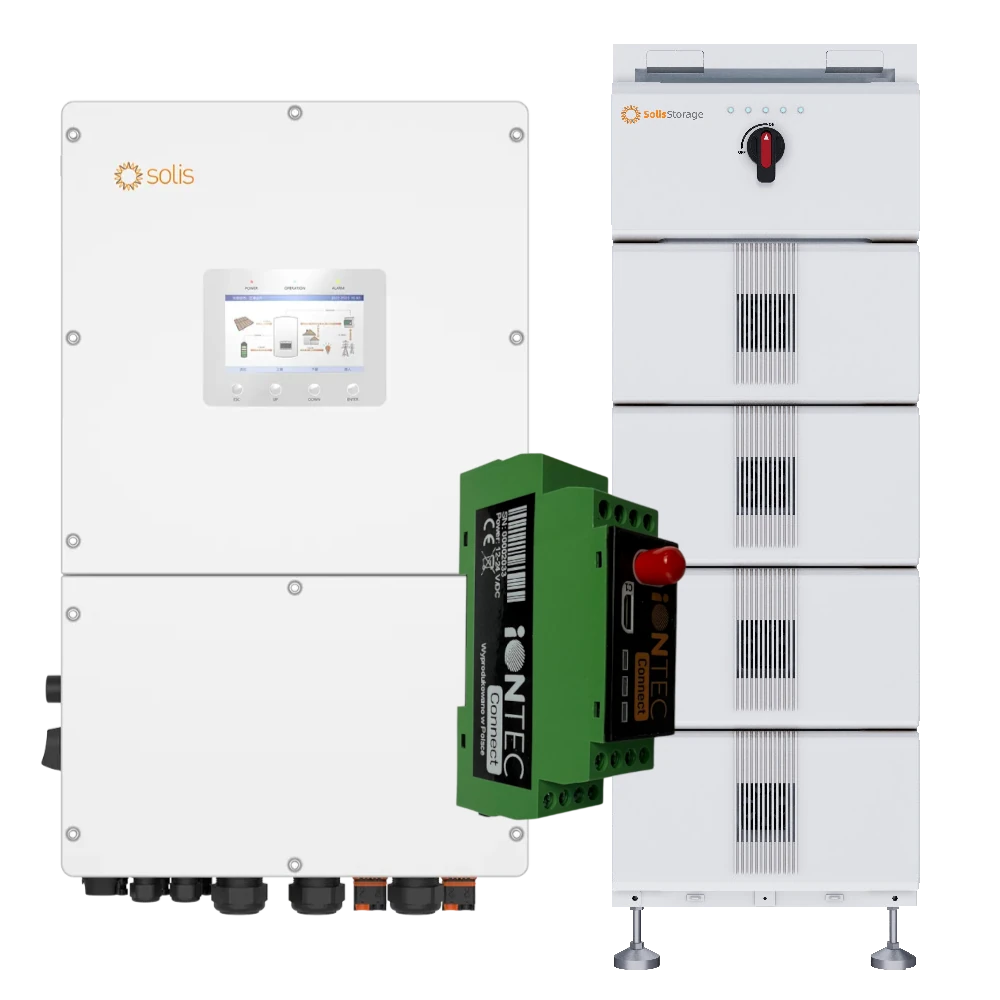 Solis FlexCore-ID 80 kWh Energiespeicher + 40 kW 3-Phasen-Wechselrichter + EMS Elite HV