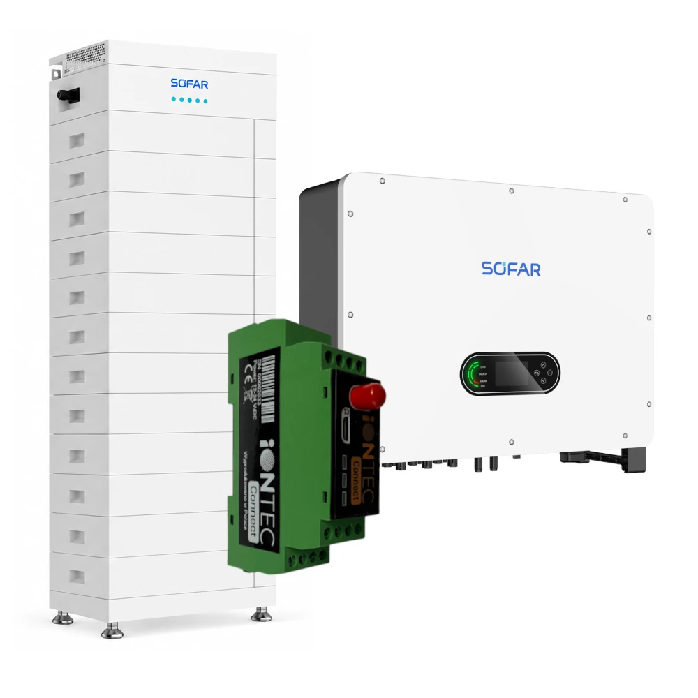 SOFAR CBS5000 60 kWh Energiespeicher + 30 kW 3-Phasen-Wechselrichter + EMS Pro HV
