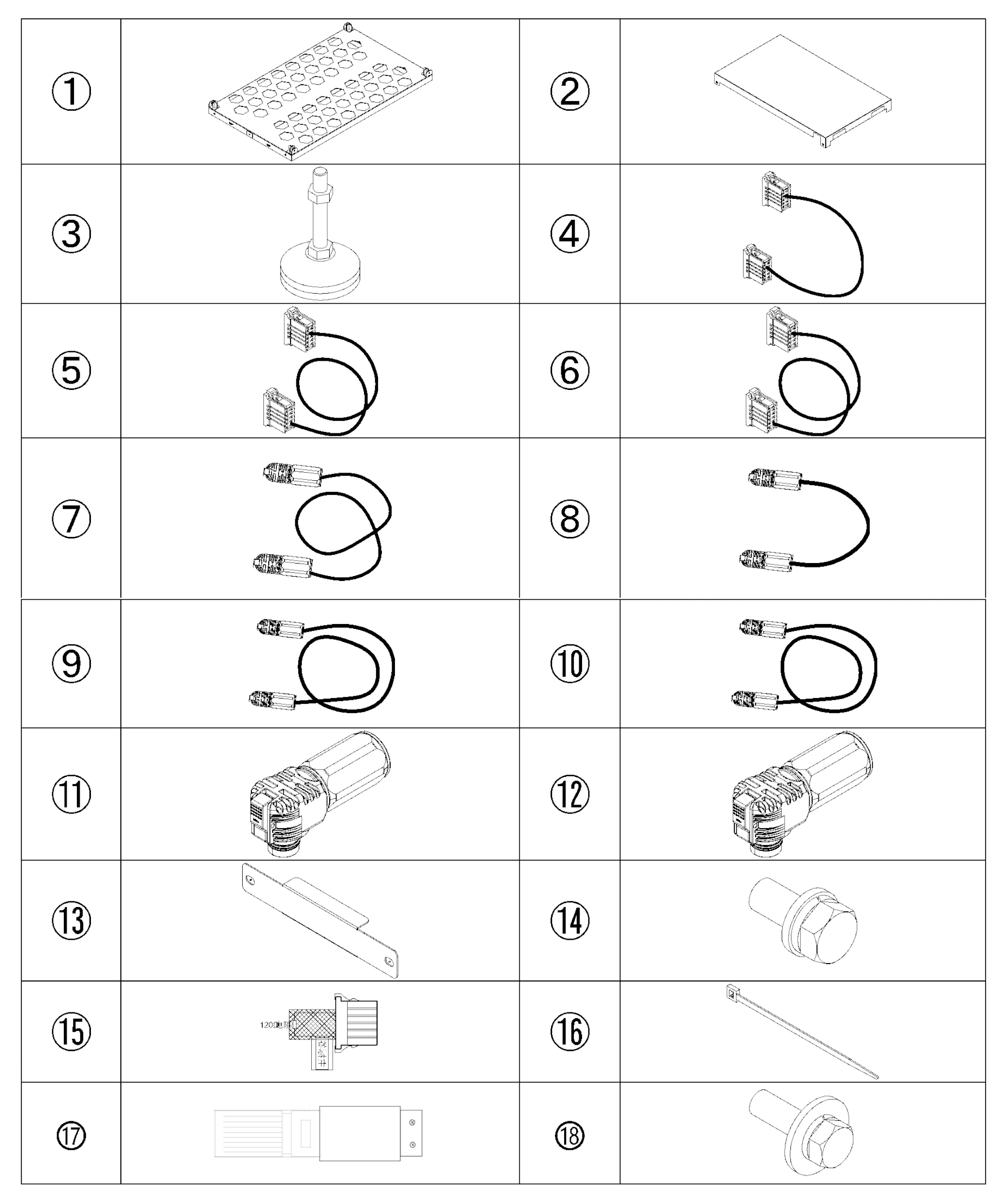 FlexCore-ID Zubehör für 10–13 Module Solis