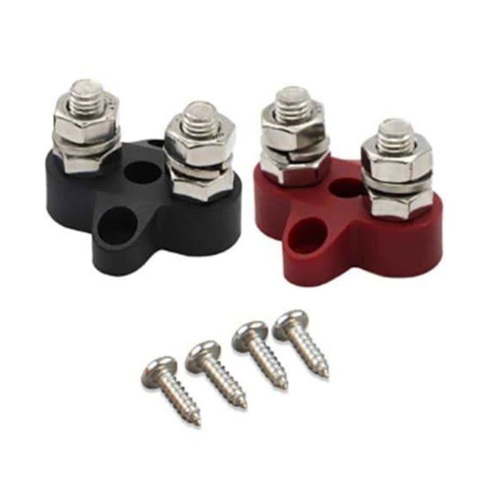 Zaciski Dual Terminal Stud M8 (1 red/1 black) Victron Energy