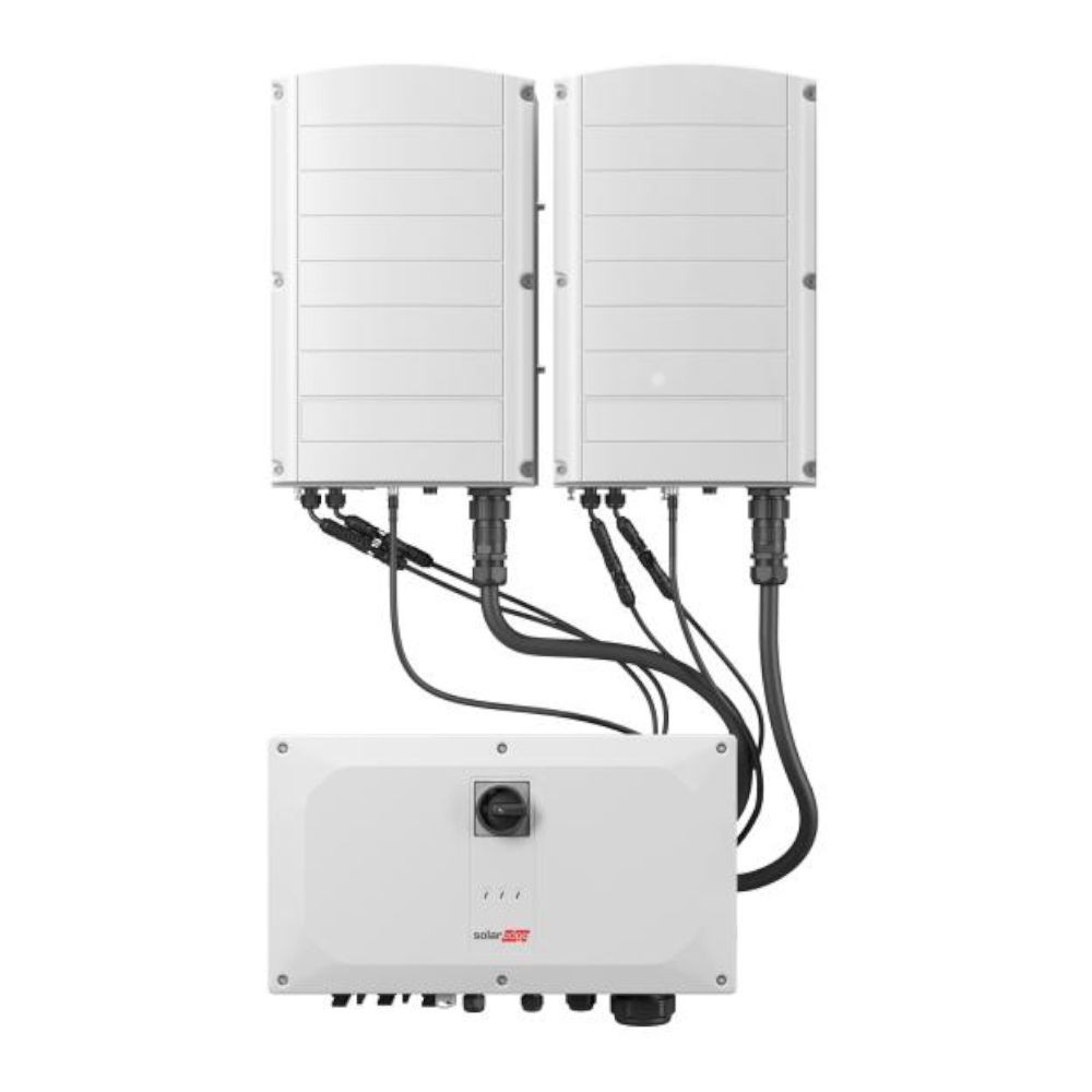 Inverter SE66.6K-RW00IBPC4 3F + 2 x SESUK RWR0INNN4 230V SolarEdge.