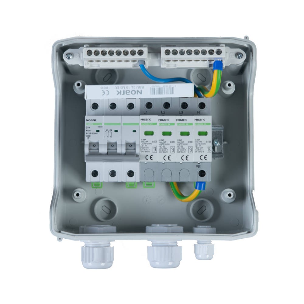 Quadro prefabbricato AC 3F 10 A T2 SOL-203
