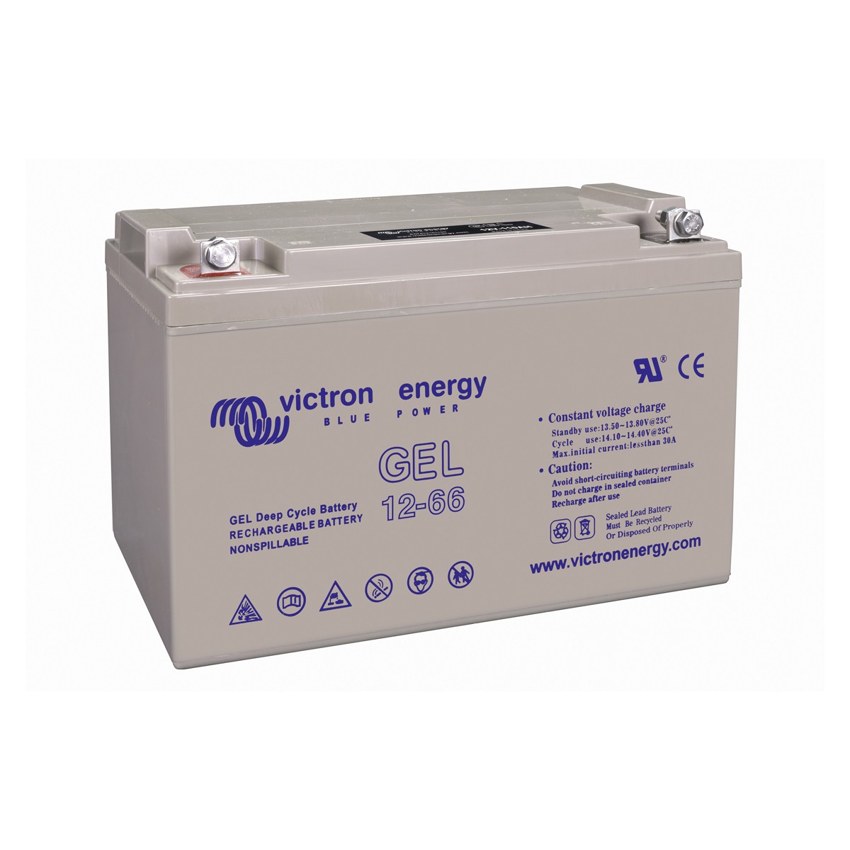 Batteria al gel Victron Energy Deep Cycle 12V/66Ah