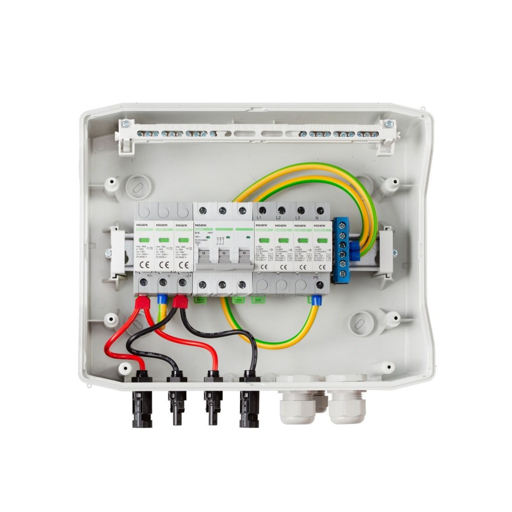 Quadro prefabbricato DC T2 1/1 AC 3F 32 A T2 SOL-616