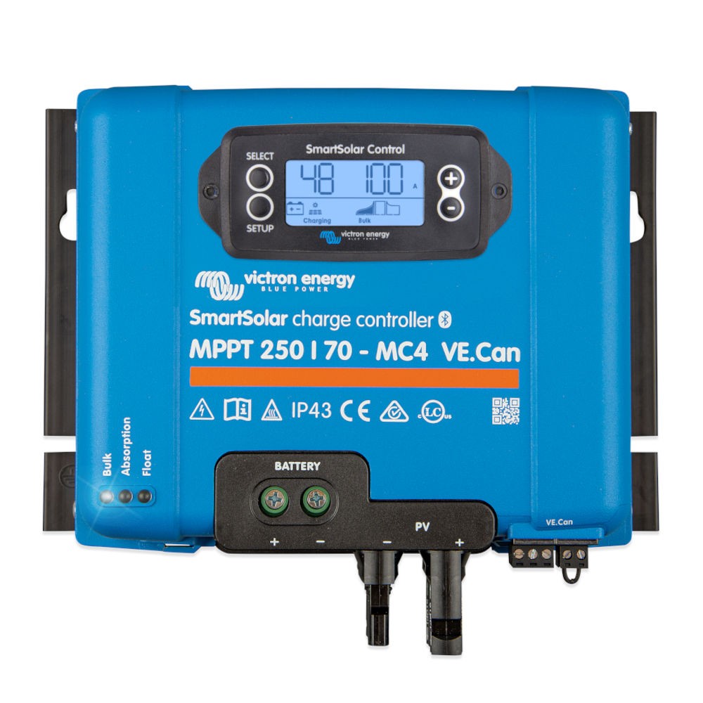 Regolatore di carica SmartSolar MPPT 250/70-MC4 VE.Can Victron Energy