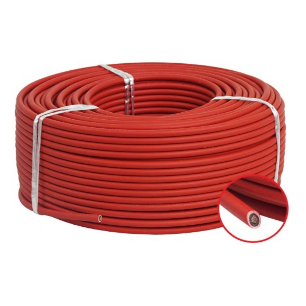 Cavo solare 4 mm2 rosso - bobina 500 m Mgfili