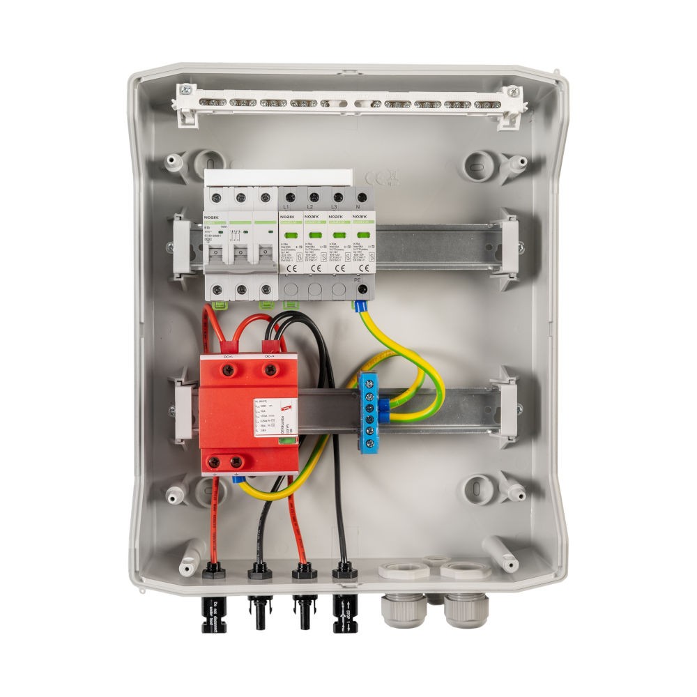 Rozdzielnica prefabrykowana DC T1+T2 1/1 AC 3F 10 A T2 SOL-875