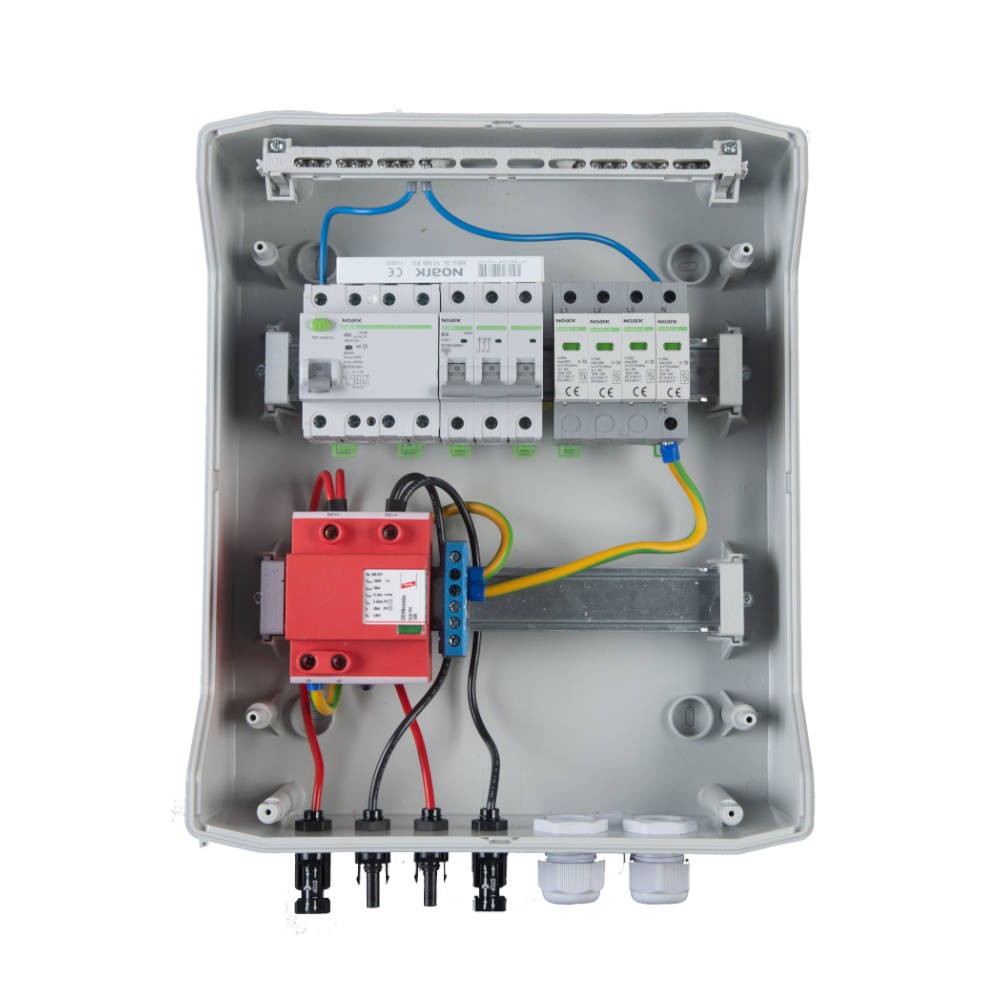 Rozdzielnica prefabrykowana DC T1+T2 1/1 AC RCD 3F 25 A T2 SOL-814
