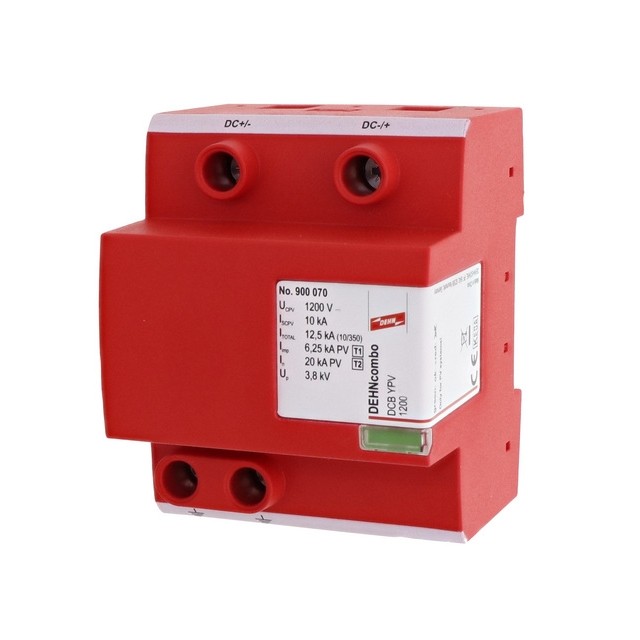 Scaricatore di sovratensione CC 1200 V tipo 1+2 Dehn