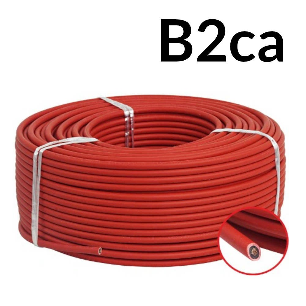 Cavo solare 4 mm2 B2ca rosso - bobina 500 m Mgwires