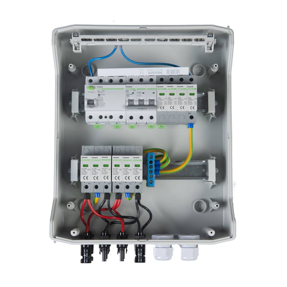 Rozdzielnica prefabrykowana DC T2 2/1 AC RCD 3F 63 A T2 SOL-826