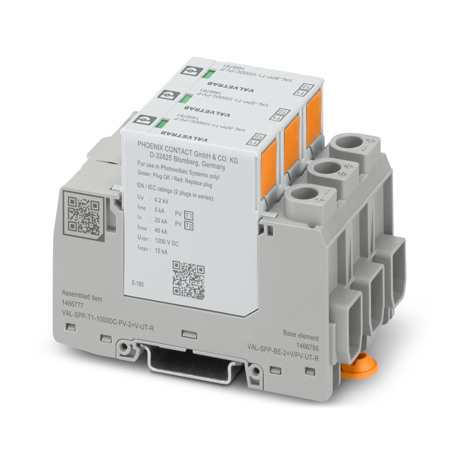 Ogranicznik przepięć VAL-SPP-T1-1000DC-PV-2+V-UT-R Phoenix