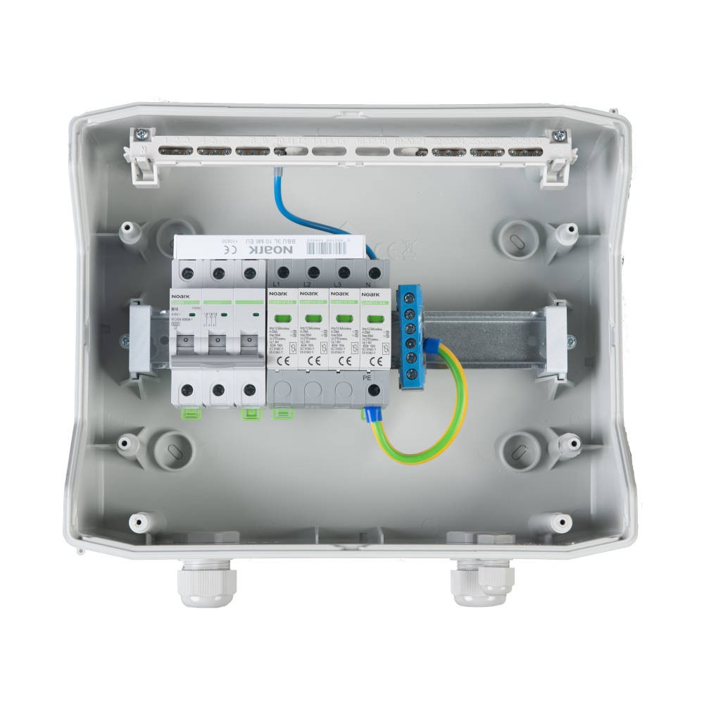 Rozdzielnica prefabrykowana AC 3F 10 A T1+T2 SOL-508
