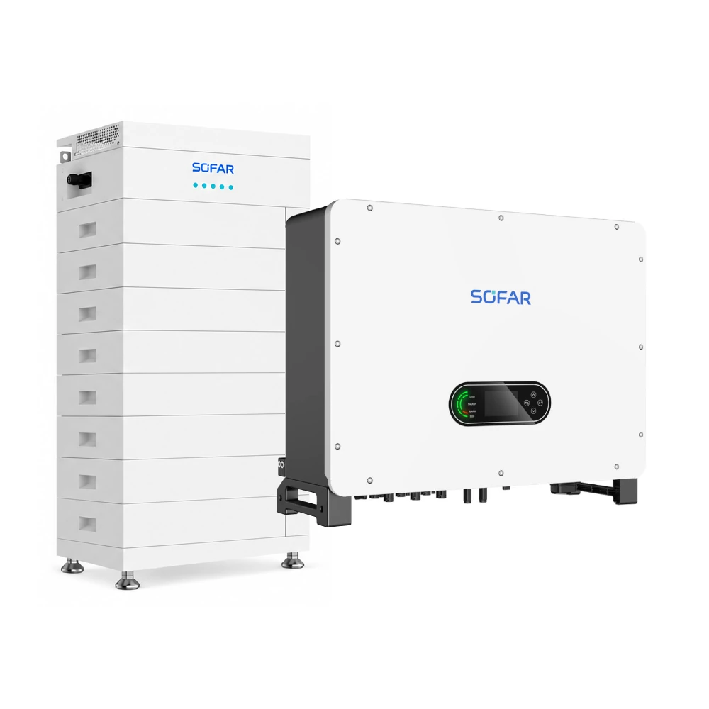 SOFAR CBS5000 40 kWh Energiespeicher + 20 kW 3-Phasen-Wechselrichter Pro HV