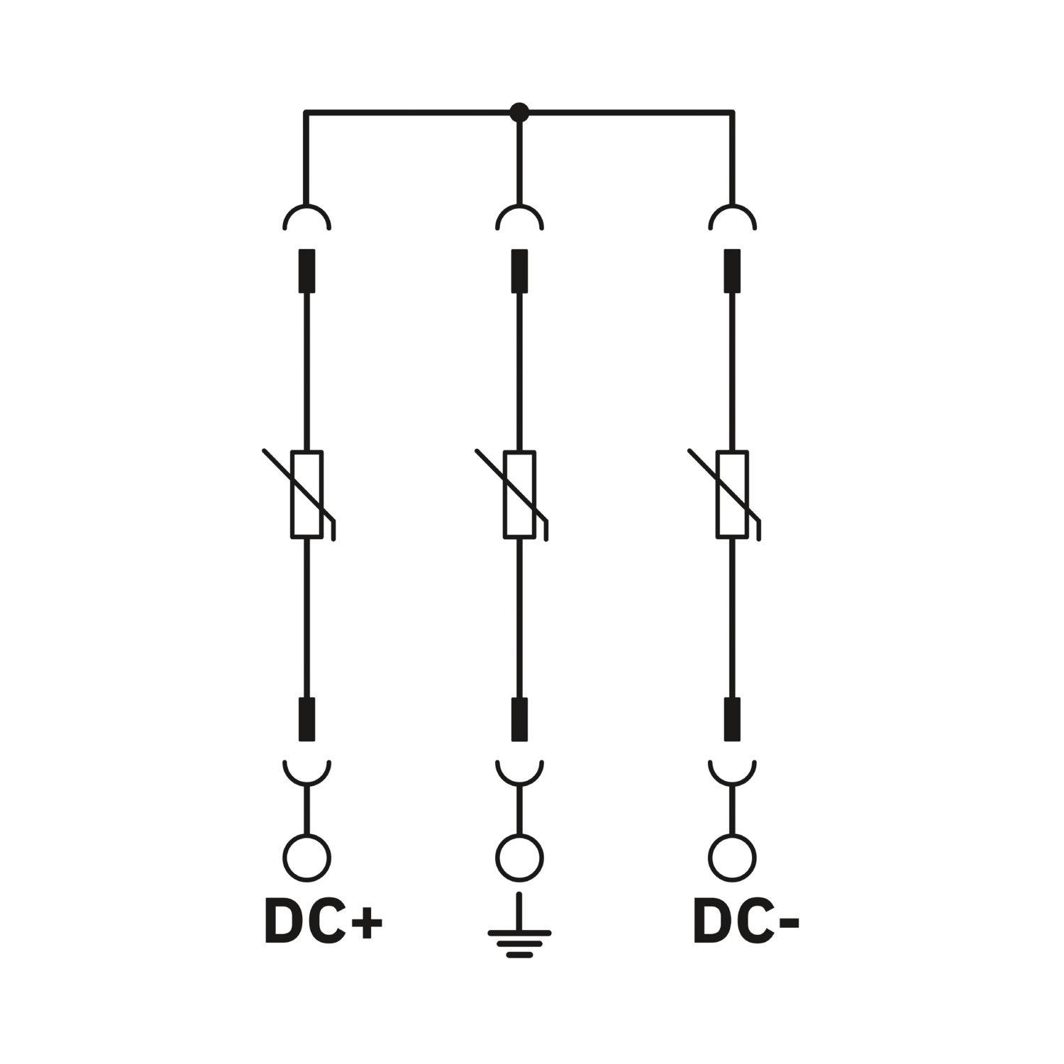 Überspannungsschutzgerät DC 1000 V PV/2+V Typ 2 Phoenix