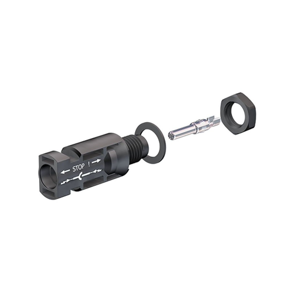 Connettore da pannello MC4 multicontatto - completo