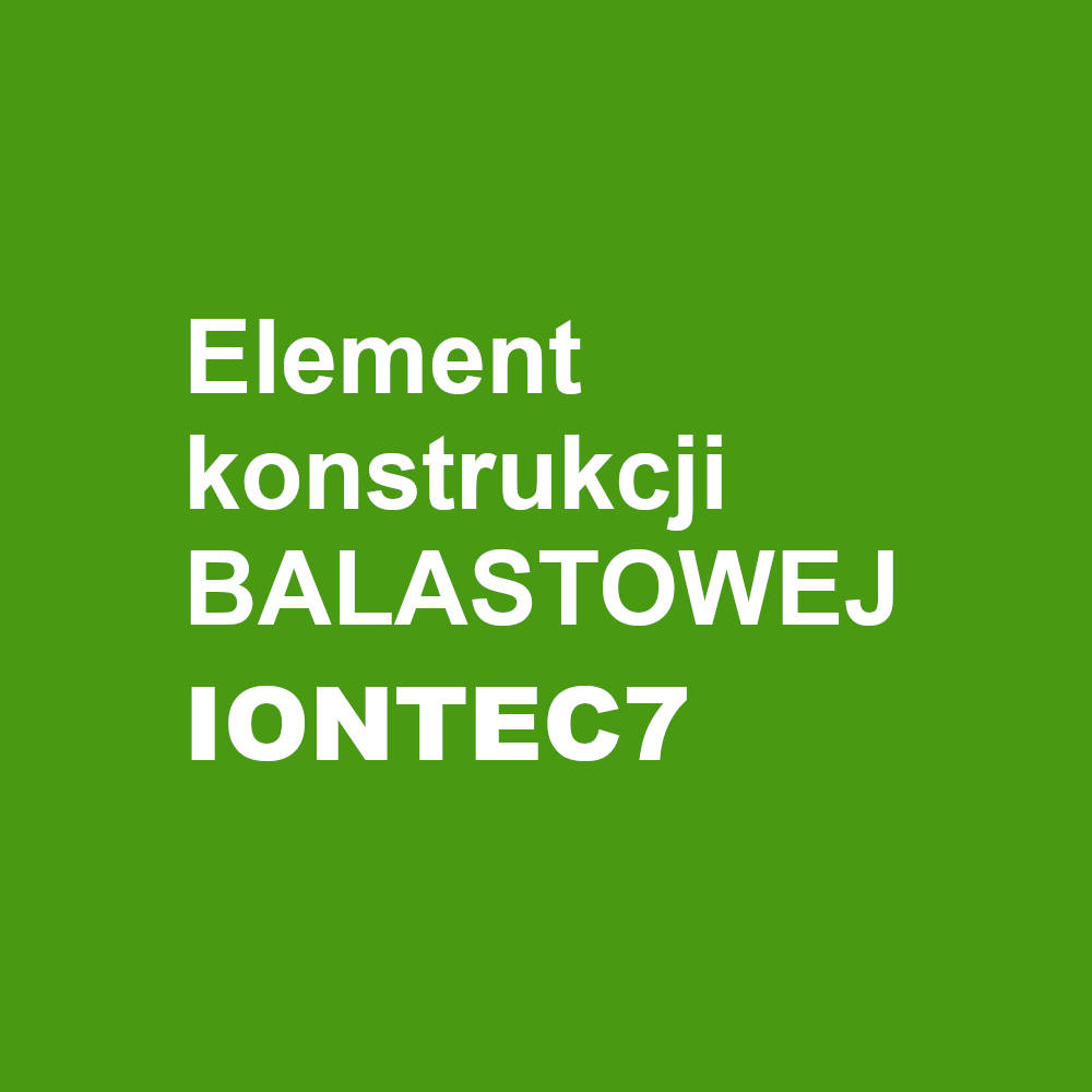 Balast - Ramię krótkie trójkąta S kąt 15° MM iONTEC